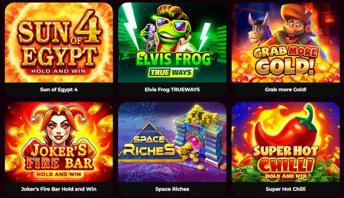 Fancy Reels Casino Home games